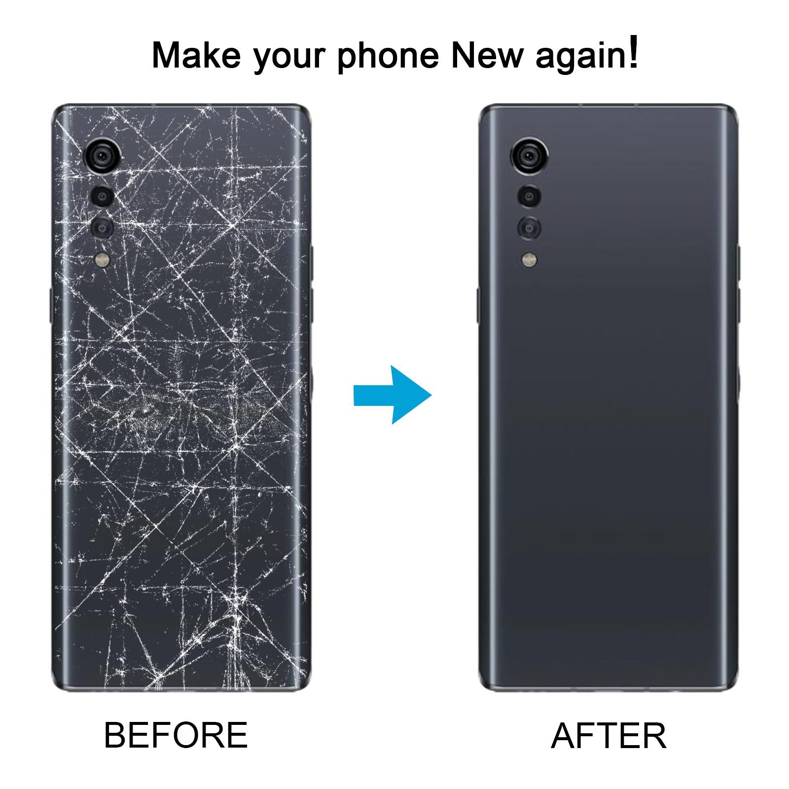 For LG Velvet 5G US Version Back Cover White