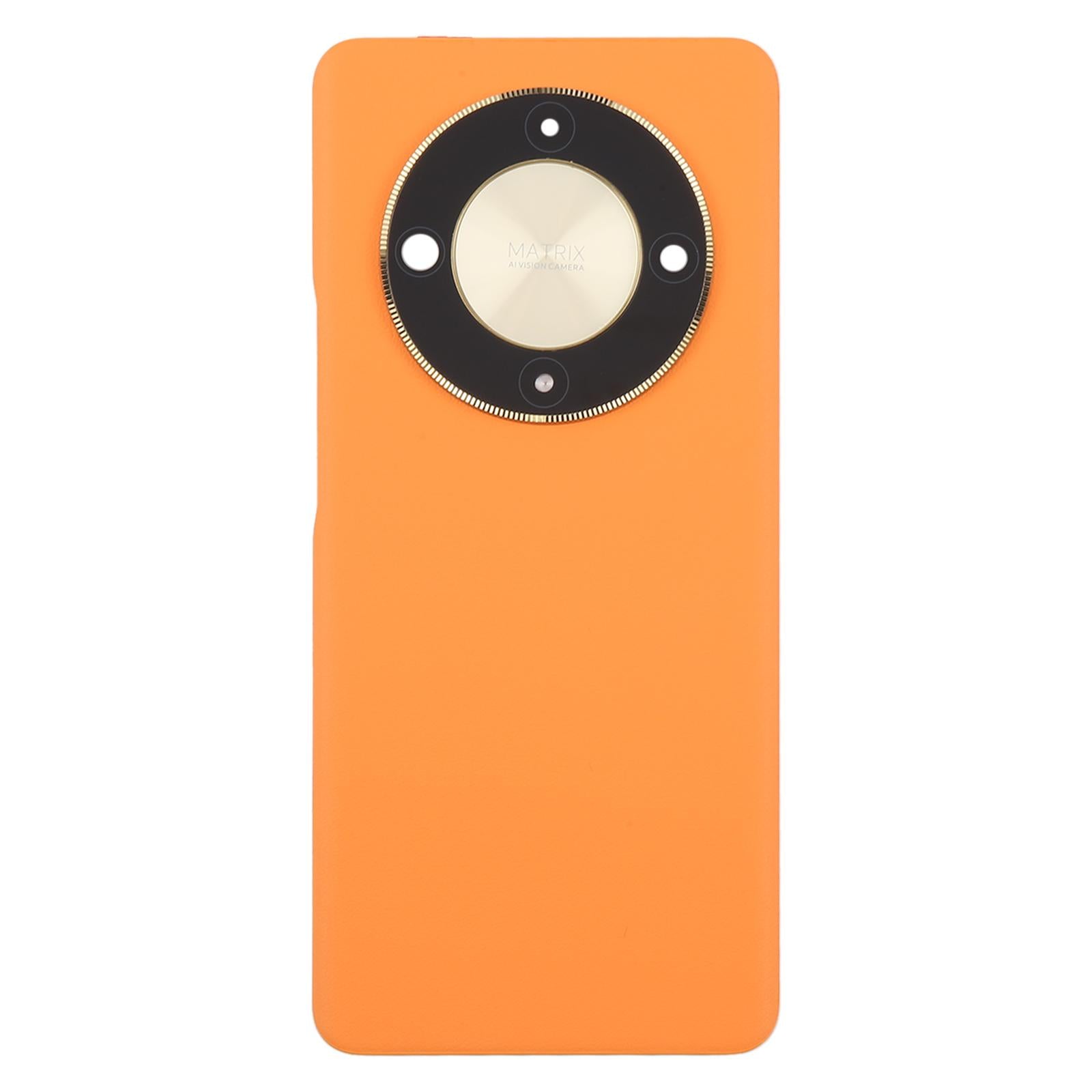 For Honor X9b Back Cover with Camera Lens Cover Orange