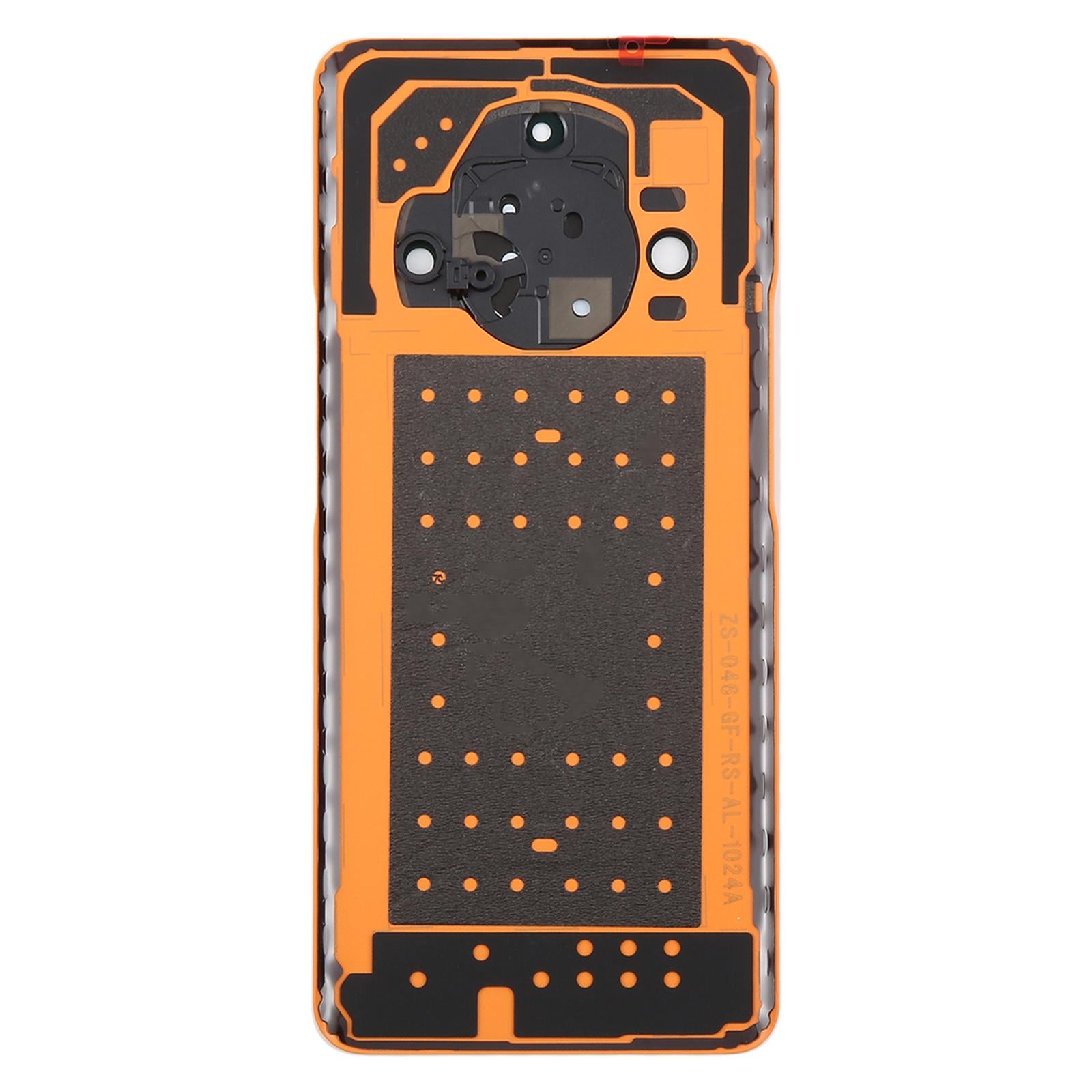 For Honor X9b Back Cover with Camera Lens Cover Orange