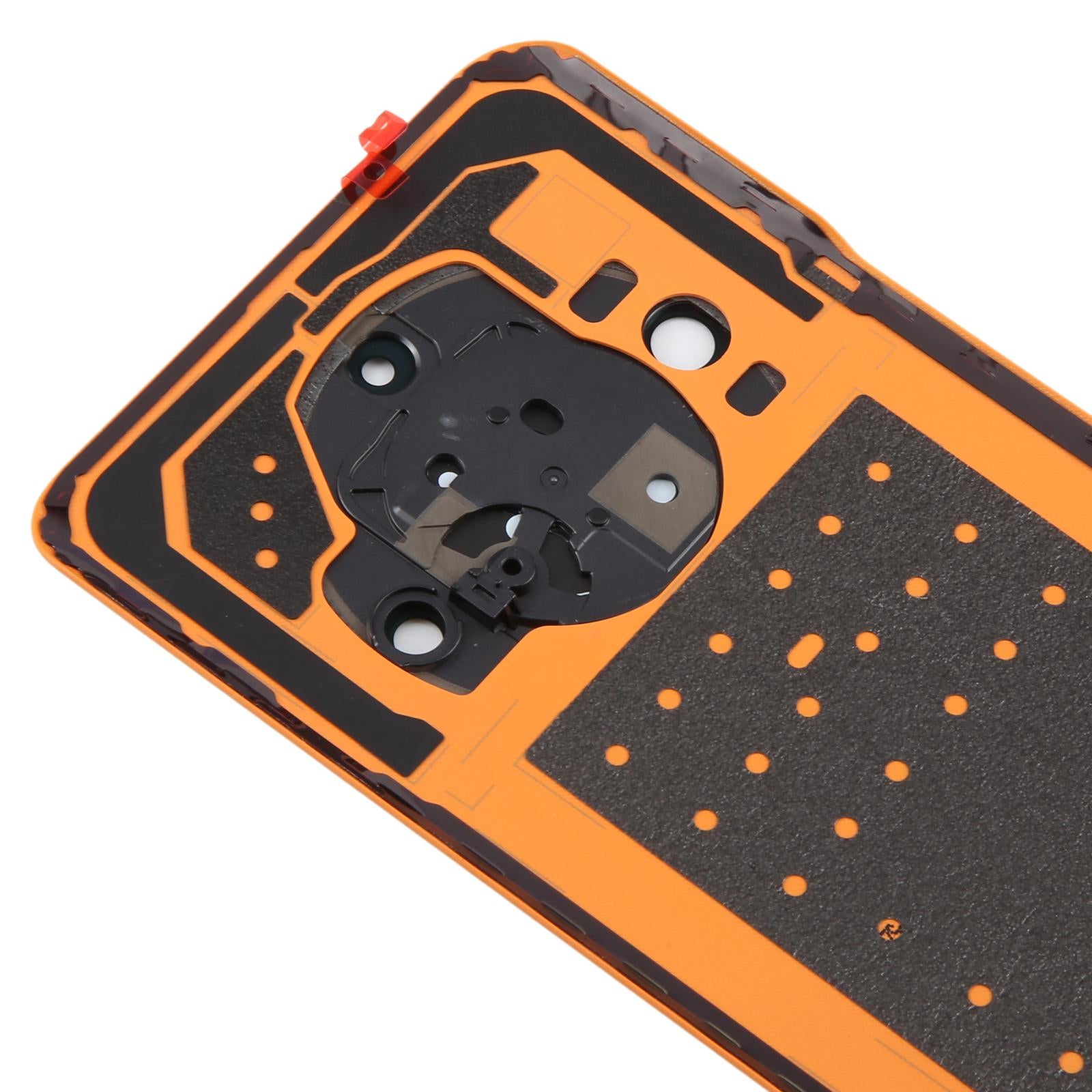 For Honor X9b Back Cover with Camera Lens Cover Orange