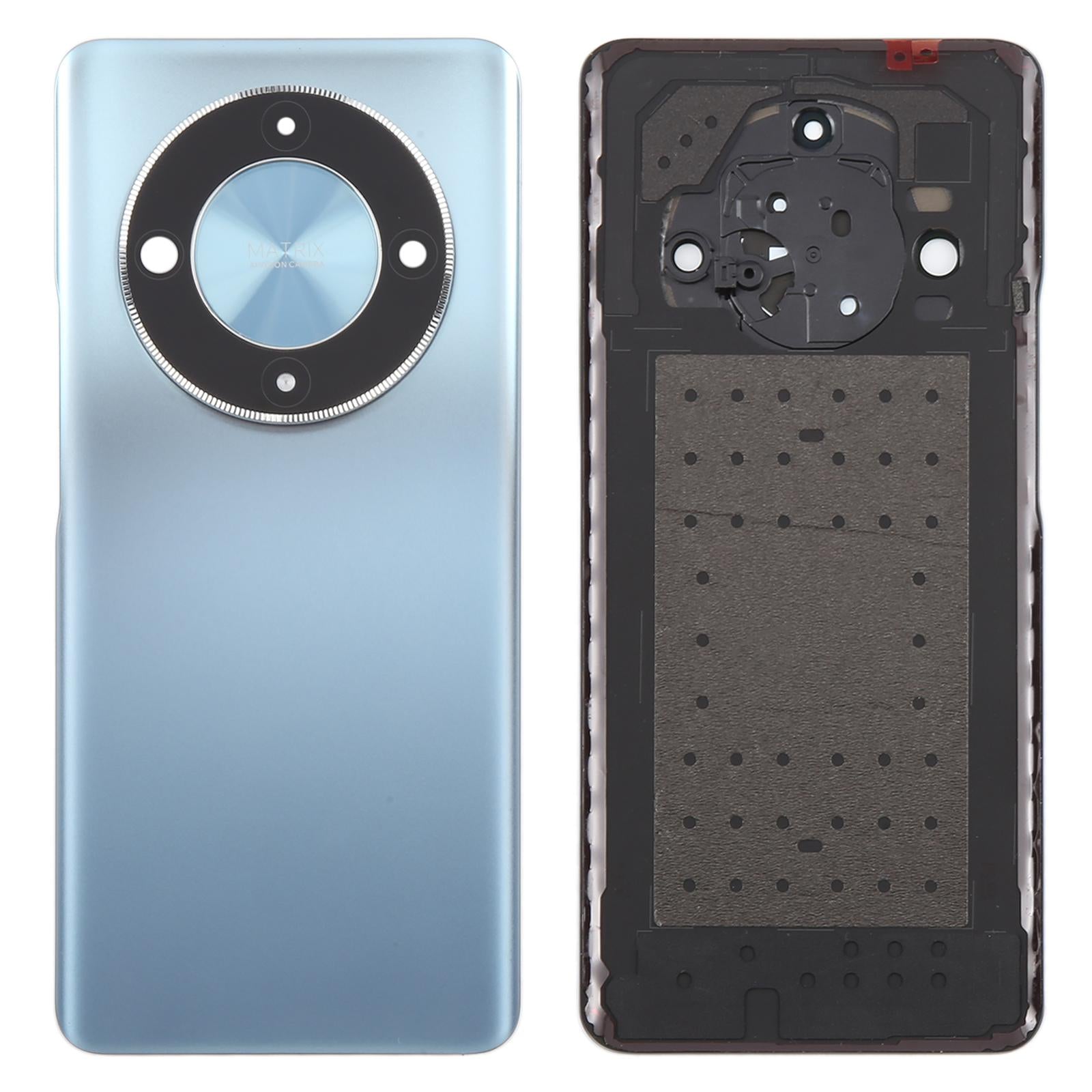 For Honor X9b Back Cover with Camera Lens Cover Blue