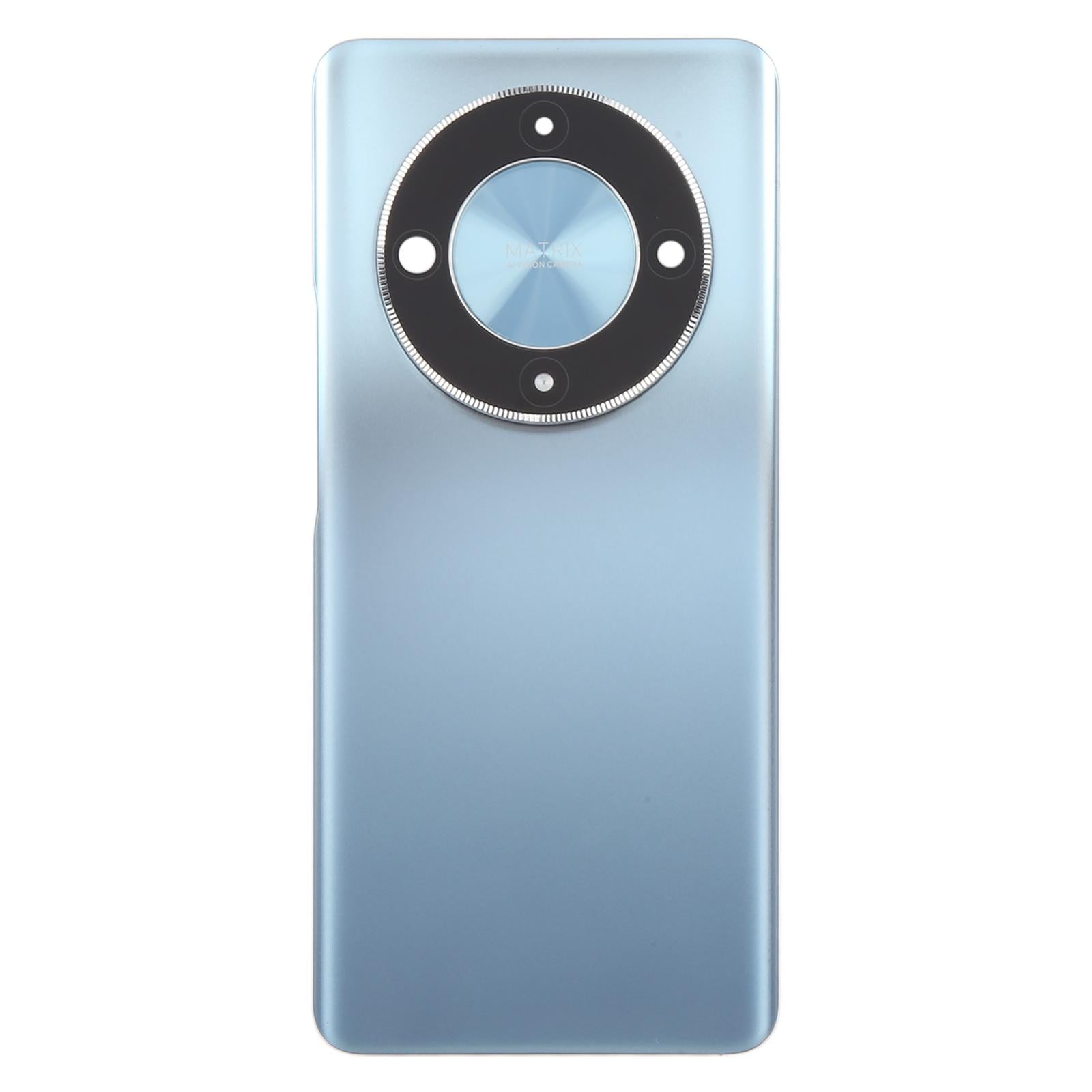 For Honor X9b Back Cover with Camera Lens Cover Blue