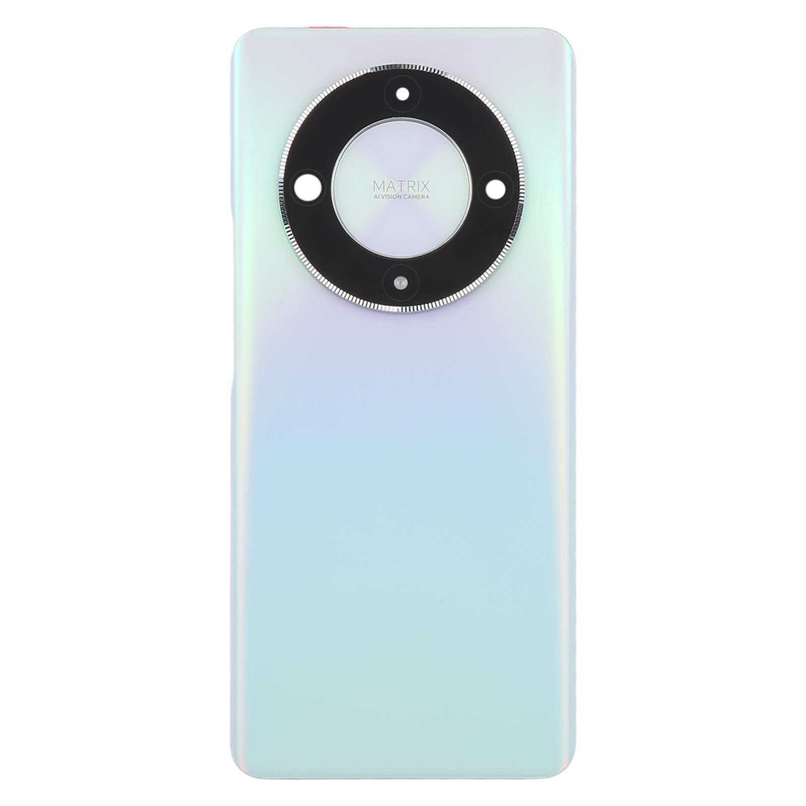 For Honor X9b Back Cover with Camera Lens Cover Silver