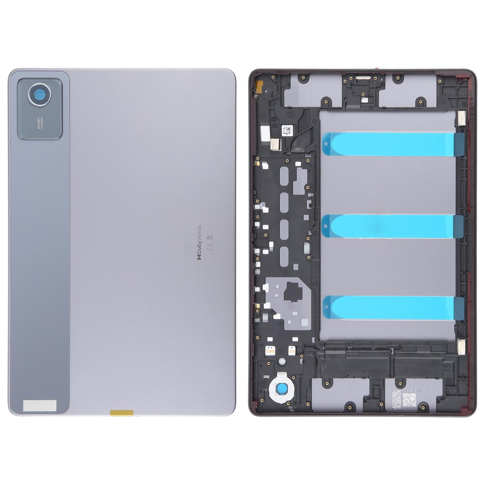For Lenovo XiaoXin Pad 2024 / Tab M1 K11 TB330 TB330FU TB330XU Battery Back Cover Gray
