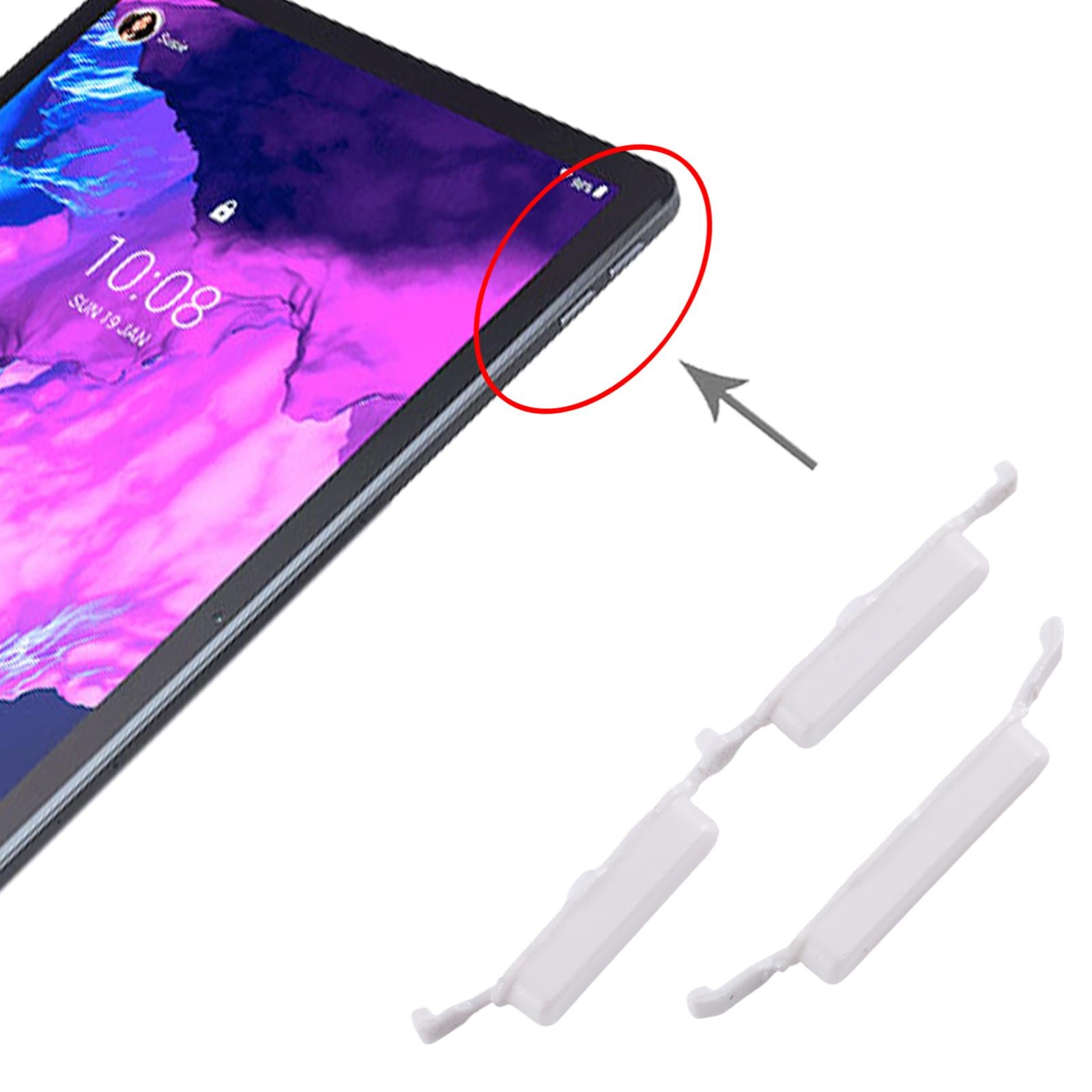 For Lenovo Tab P11 TB-J606F Power Button and Volume Control Button  White