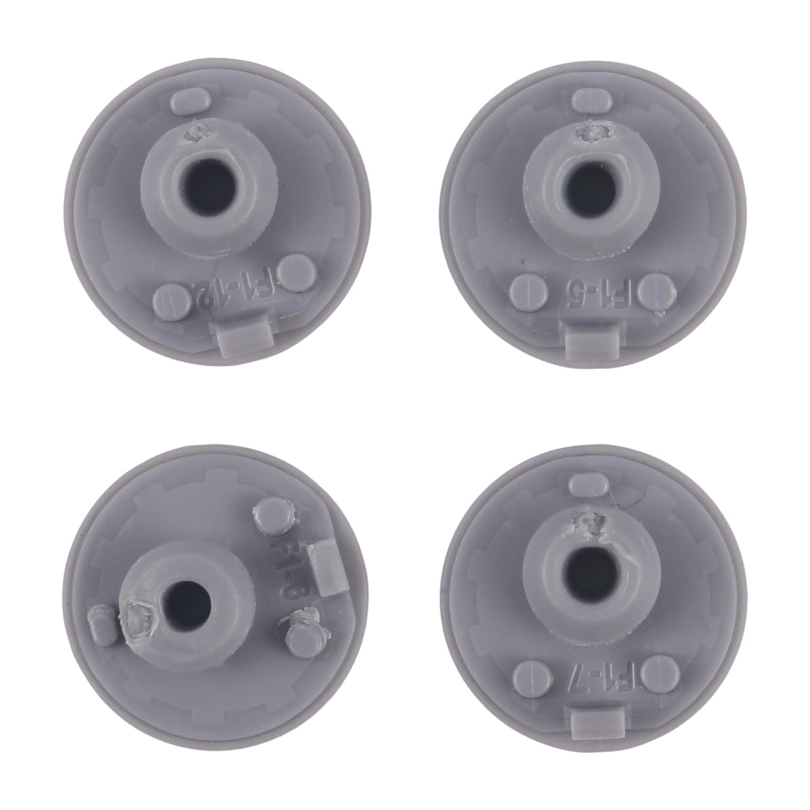 For MicroSurface Lap 13 inch 2025 4 in 1 Bottom Case Rubber Mats  Grey