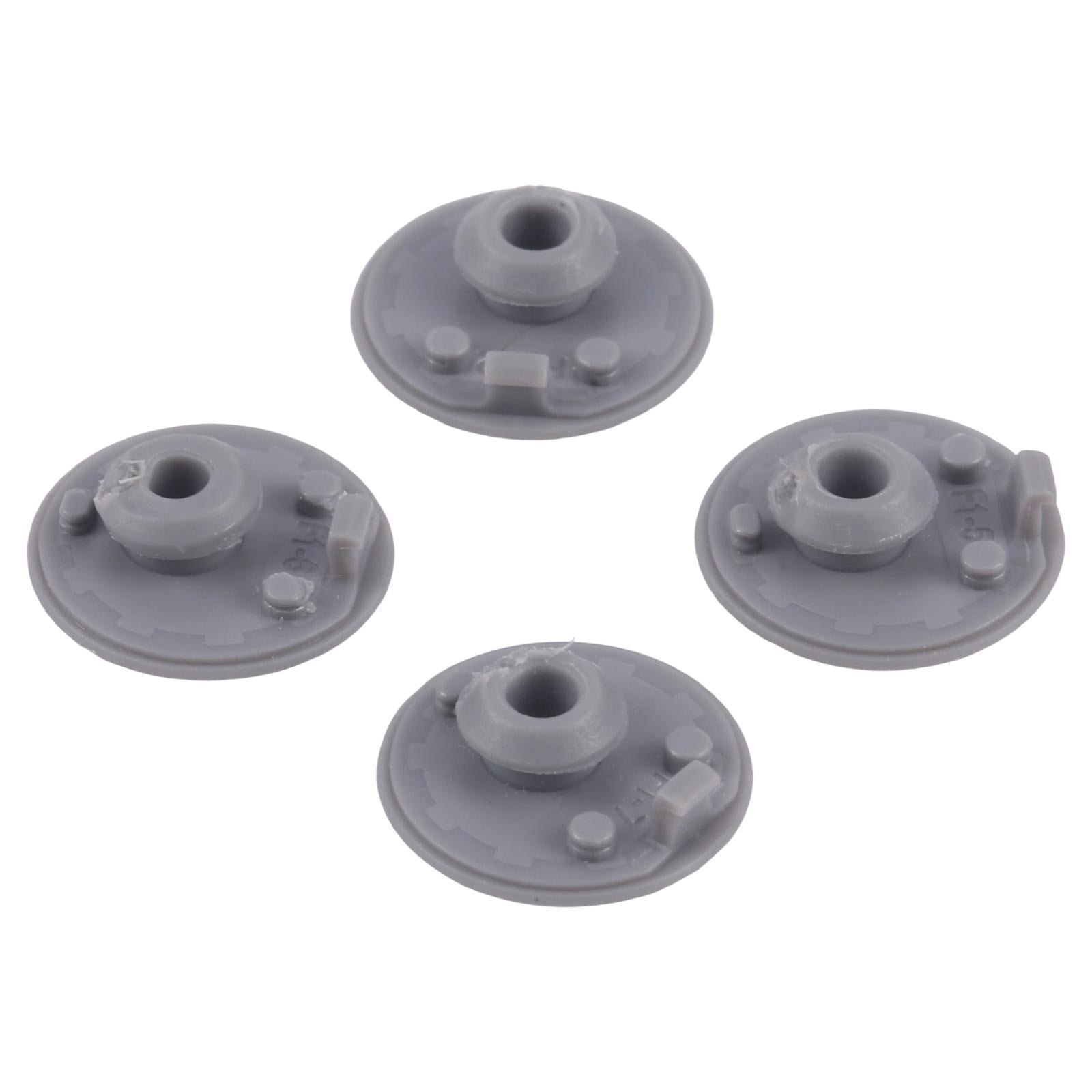 For MicroSurface Lap 13 inch 2025 4 in 1 Bottom Case Rubber Mats  Grey