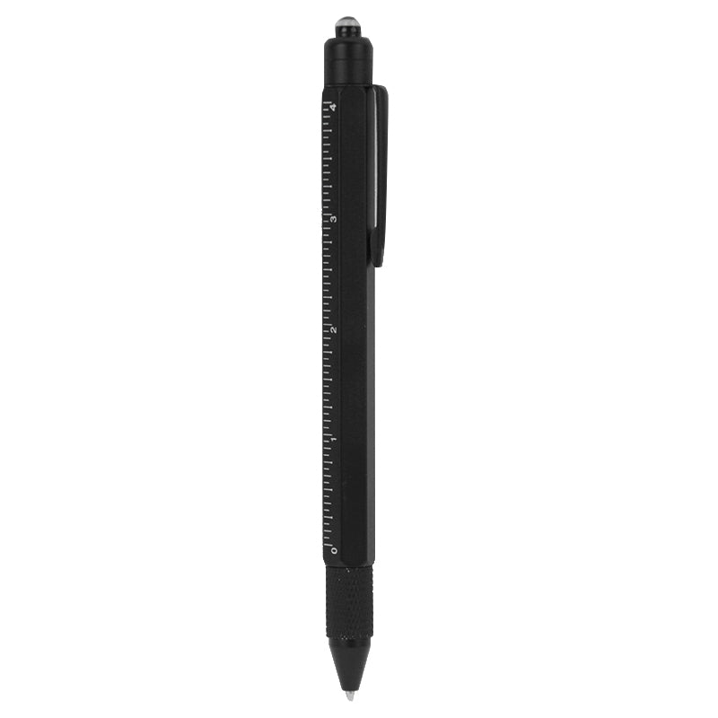 7 in 1 Metal Multifunction Touch Pen Ball Pen Screwdriver Ruler with Currency Detecting Function