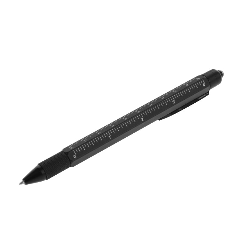 7 in 1 Metal Multifunction Touch Pen Ball Pen Screwdriver Ruler with Currency Detecting Function
