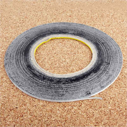 1mm Double Sided Adhesive Sticker Tape for iPhone / Samsung / HTC Mobile Phone Touch Panel Repair, Length: 50m Black