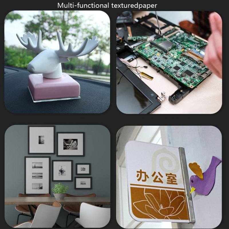 1mm Double Sided Adhesive Sticker Tape for iPhone / Samsung / HTC Mobile Phone Touch Panel Repair, Length: 50m Black