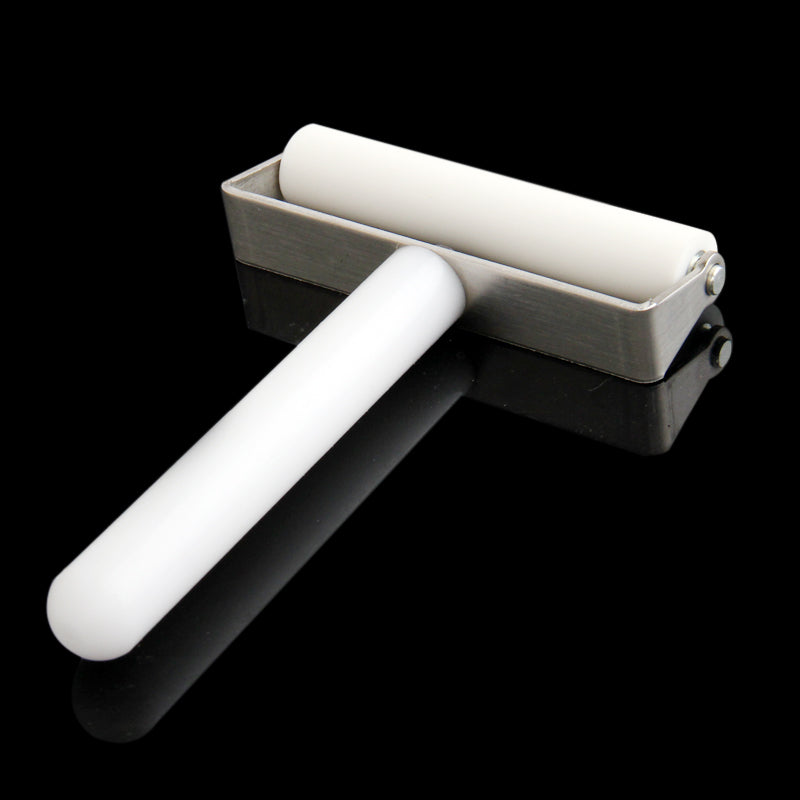 6cm Manual Dust Remove Silicone Roller for iPhone 5 & 5C & 5S / Galaxy S IV mini / i9190 / i9192 White