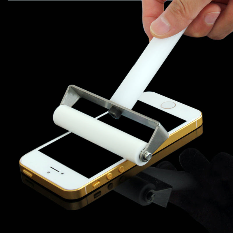 6cm Manual Dust Remove Silicone Roller for iPhone 5 & 5C & 5S / Galaxy S IV mini / i9190 / i9192 White