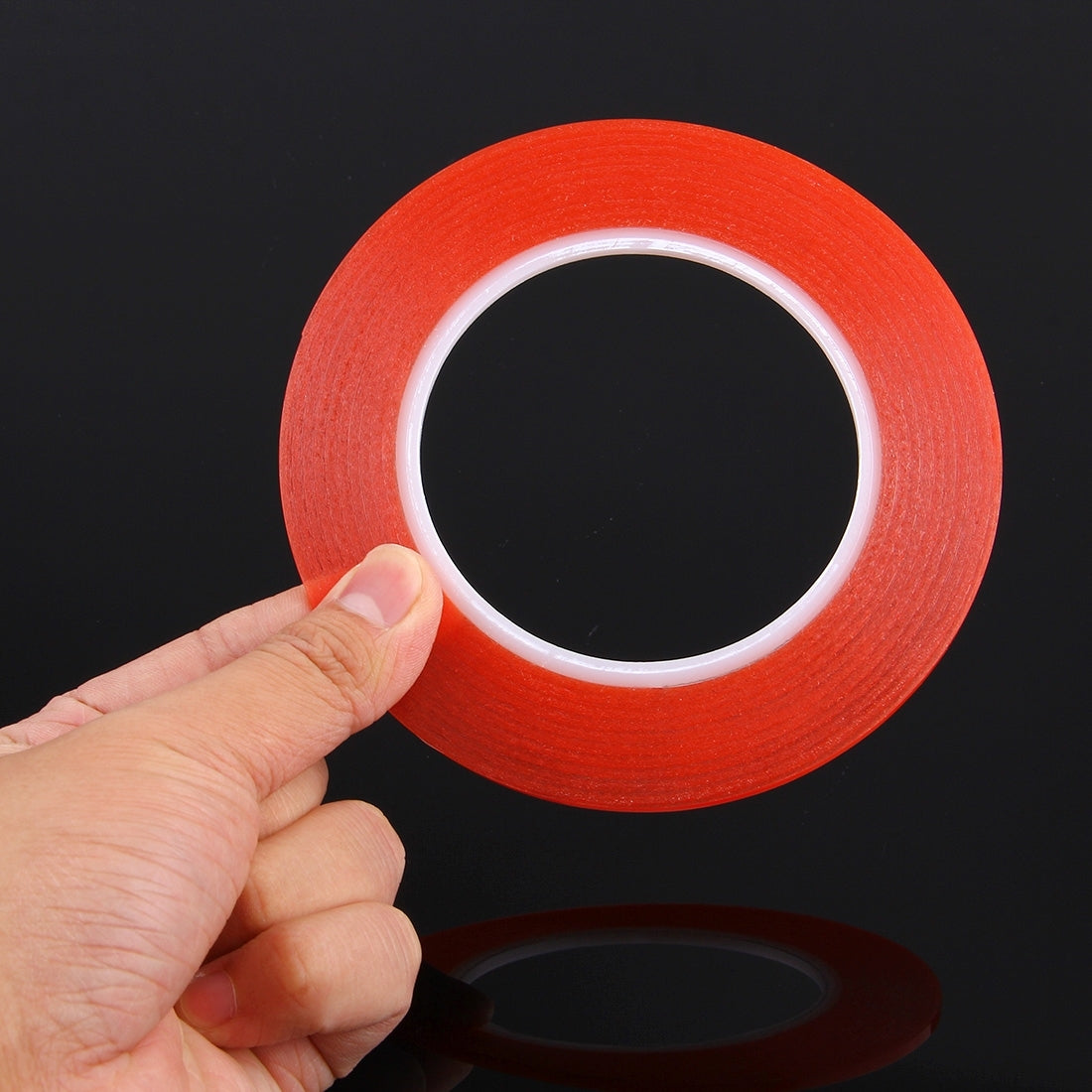 3mm Width Double Sided Adhesive Sticker Tape for iPhone / Samsung / HTC Mobile Phone Touch Panel Repair,  Length: 25m  Red