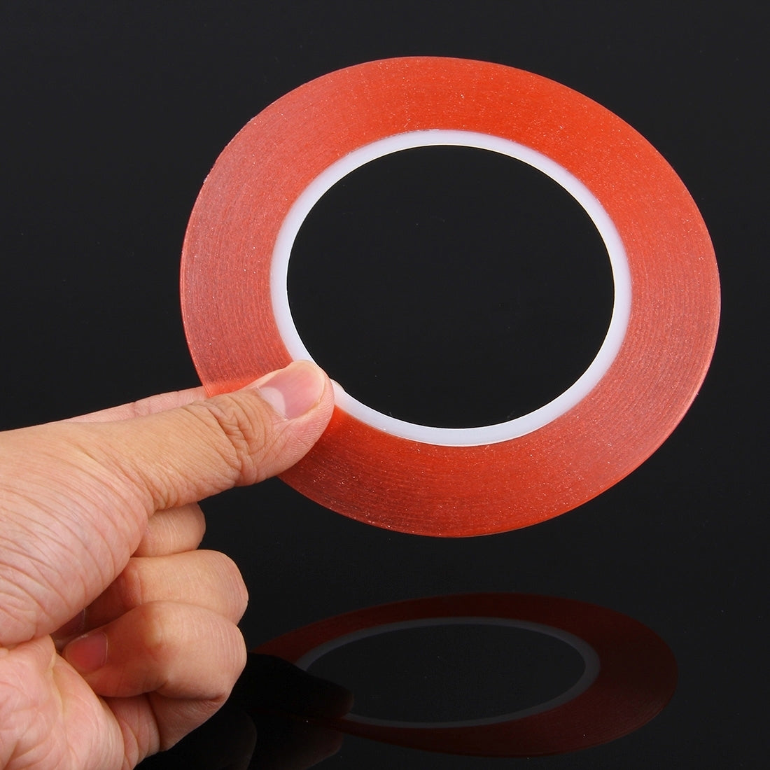 1mm Width Double Sided Adhesive Sticker Tape for iPhone / Samsung / HTC Mobile Phone Touch Panel Repair, Length: 25m Red