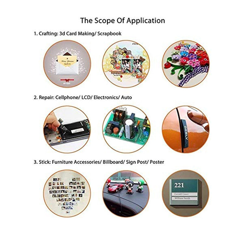 1mm Width Double Sided Adhesive Sticker Tape for iPhone / Samsung / HTC Mobile Phone Touch Panel Repair, Length: 25m Red