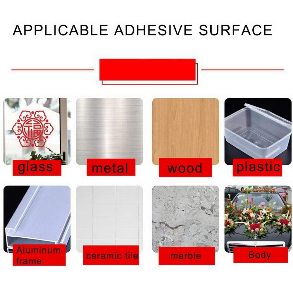 1mm Width Double Sided Adhesive Sticker Tape for iPhone / Samsung / HTC Mobile Phone Touch Panel Repair, Length: 25m Red