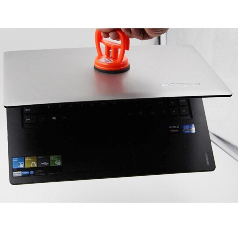 Double Suction Cup Dent Puller Glass Handle Repair Tool for PC / Lap / iMac / LCD TV, Diameter: 11.5cm
