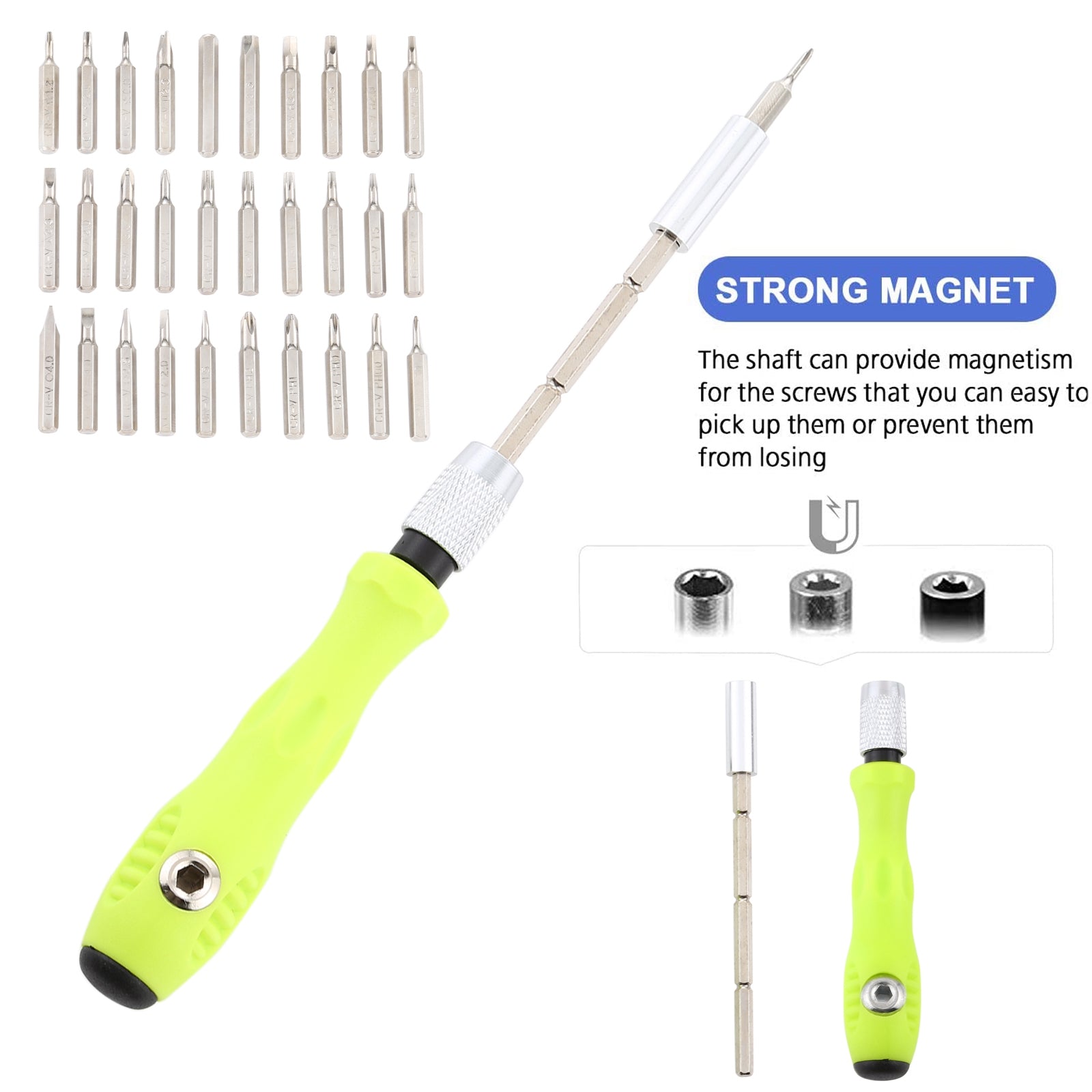 32 in 1 Multi-bits Interchangeable Screwdriver Repair Tool Set for iPhone 6 & 6S / iPhone 5 & 5S / Mobile Phone