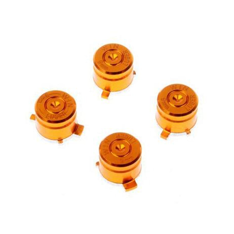 Aluminum Metal Buttons for PS4 9mm Mod Kits Bullet Gold