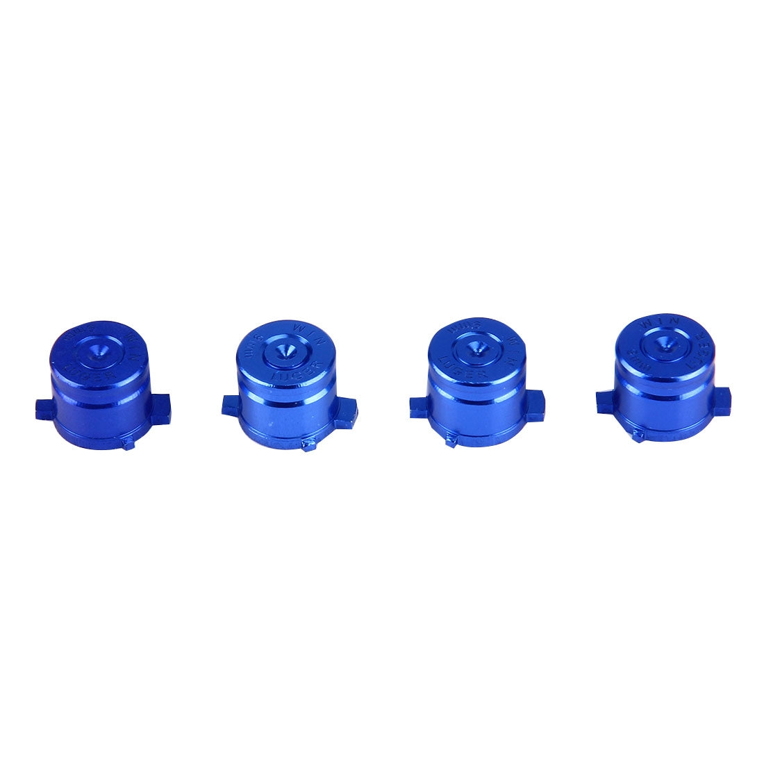 Aluminum Metal Buttons for PS4 9mm Mod Kits Bullet Blue