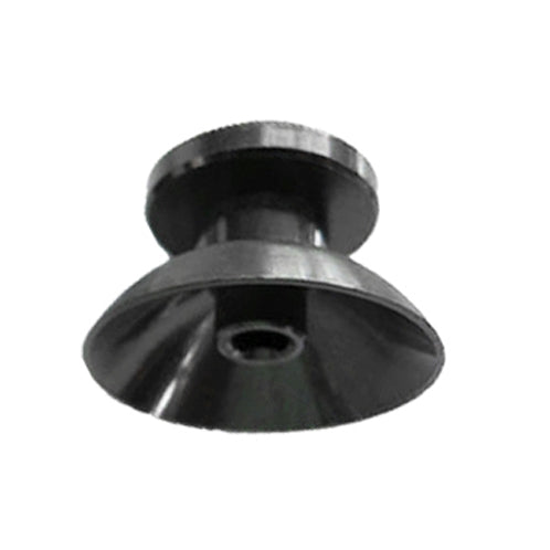 2 PCS Aluminium Humbsticks Thumb Joysticks 3D Cap Shell Mushroom Caps for PS4 Black