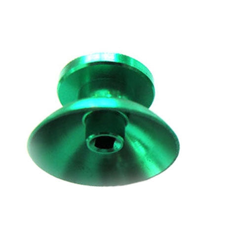 2 PCS Aluminium Humbsticks Thumb Joysticks 3D Cap Shell Mushroom Caps for PS4 Green