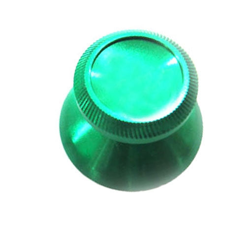 2 PCS Aluminium Humbsticks Thumb Joysticks 3D Cap Shell Mushroom Caps for PS4 Green