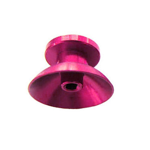 2 PCS Aluminium Humbsticks Thumb Joysticks 3D Cap Shell Mushroom Caps for PS4 Magenta