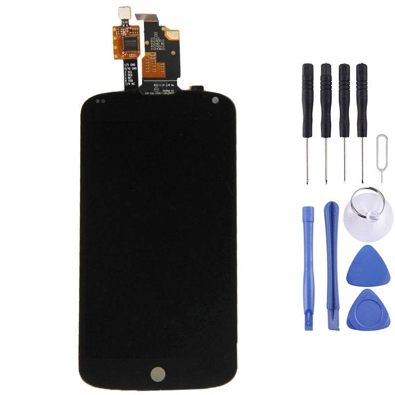 2 in 1  for LG Nexus 4 / E960  LCD  + Touch Panel Digitizer Assembly Black