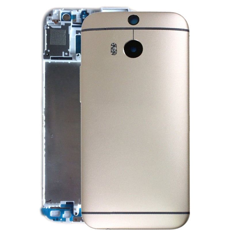 Back Housing Cover for HTC One M8 Gold