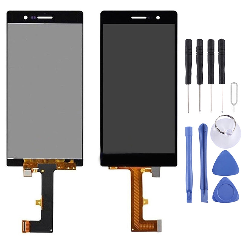 2 in 1 for Huawei Ascend P7  LCD + Touch Pad Digitizer Assembly Black