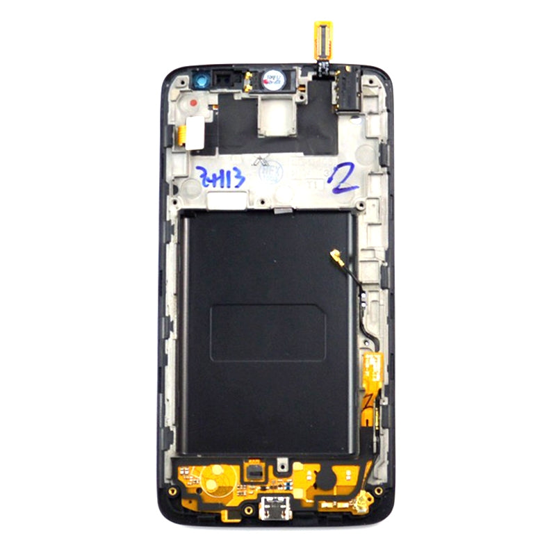 for LG L90 / D405 / D415  LCD + Touch Panel Digitizer Assembly with Frame Black