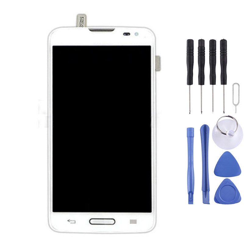 for LG L90 / D405 / D415  LCD + Touch Panel Digitizer Assembly with Frame White