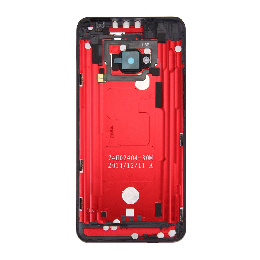 Back Housing Cover for HTC One M7 / 801e Red