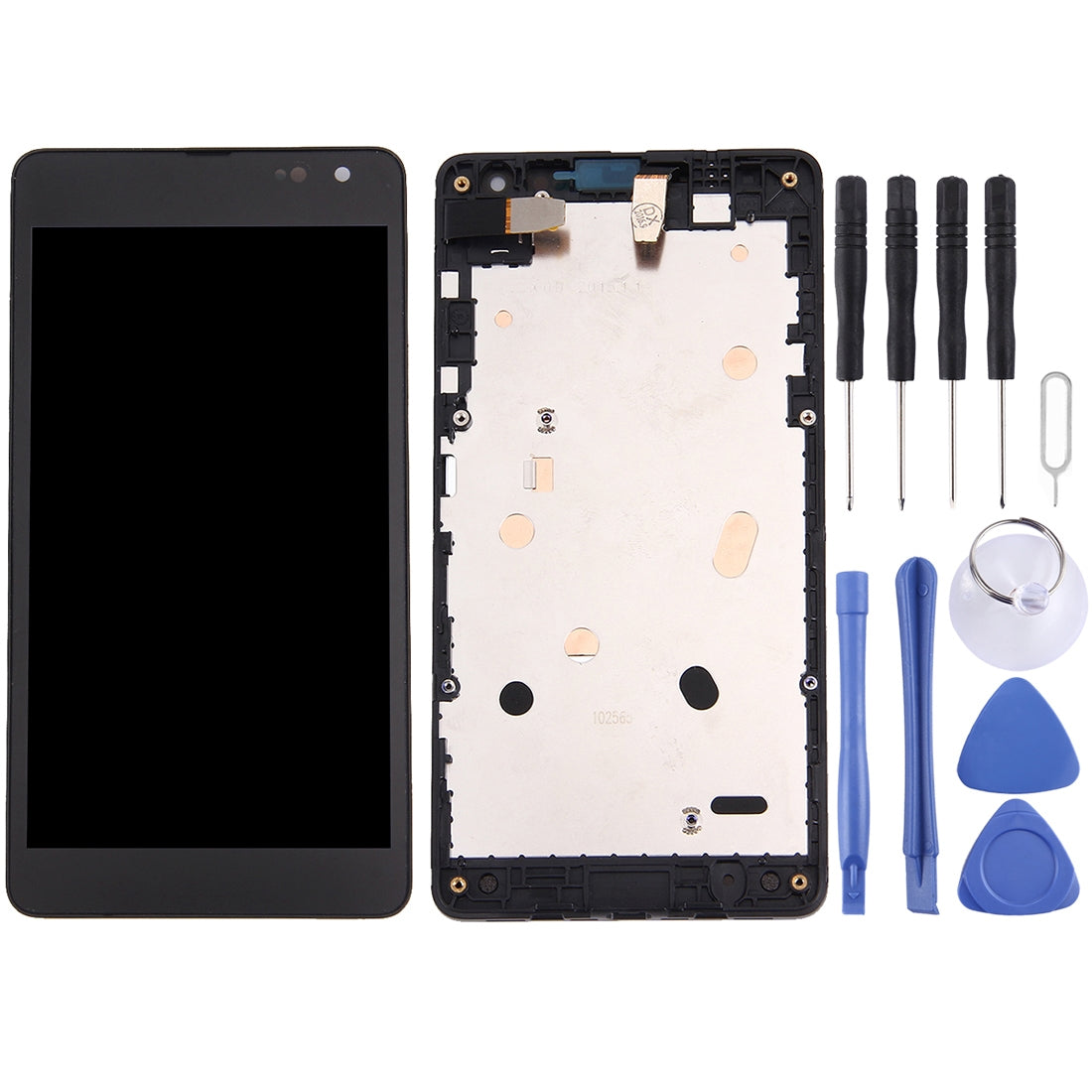 3 in 1  LCD + Frame + Touch Pad Digitizer Assembly for MicroLumia 535 / 2S
