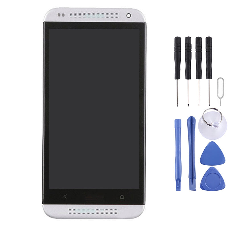 3 in 1 for HTC Desire 601  LCD + Frame + Touch Pad Digitizer Assembly White