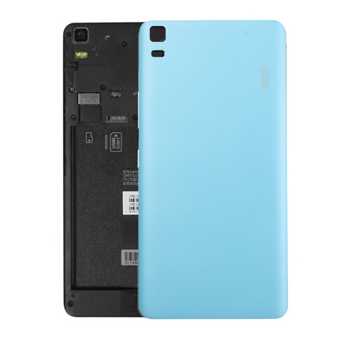 For Lenovo K3 Note / K50-T5 / A7000 Turbo Battery Back Cover Blue