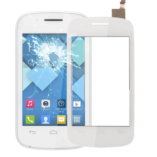 For Alcatel OneTouch Pop C1 / 4015 Touch Panel  White