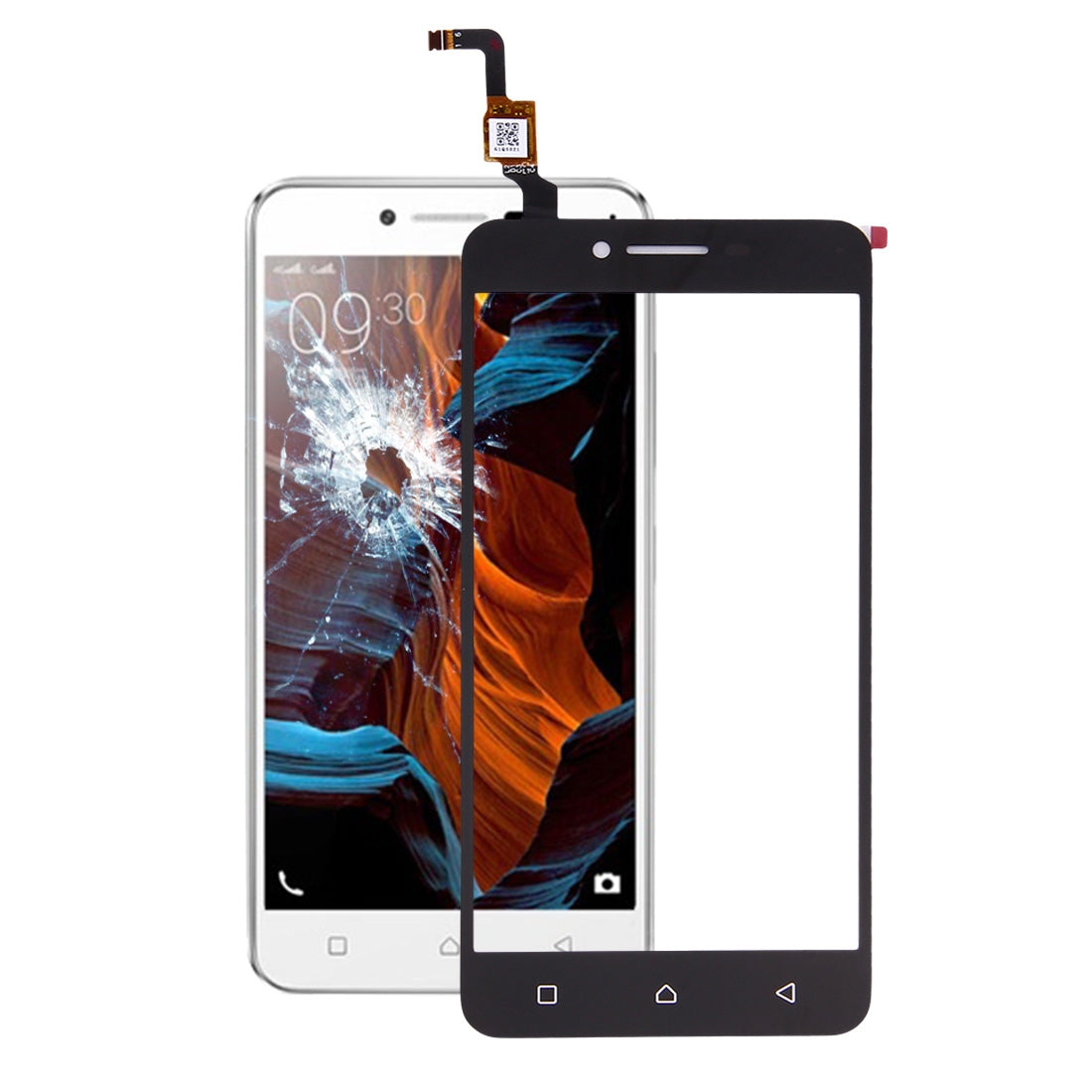 For Lenovo Lemon 3 Touch Panel Black