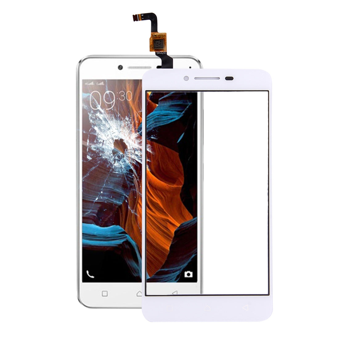 For Lenovo Lemon 3 Touch Panel White