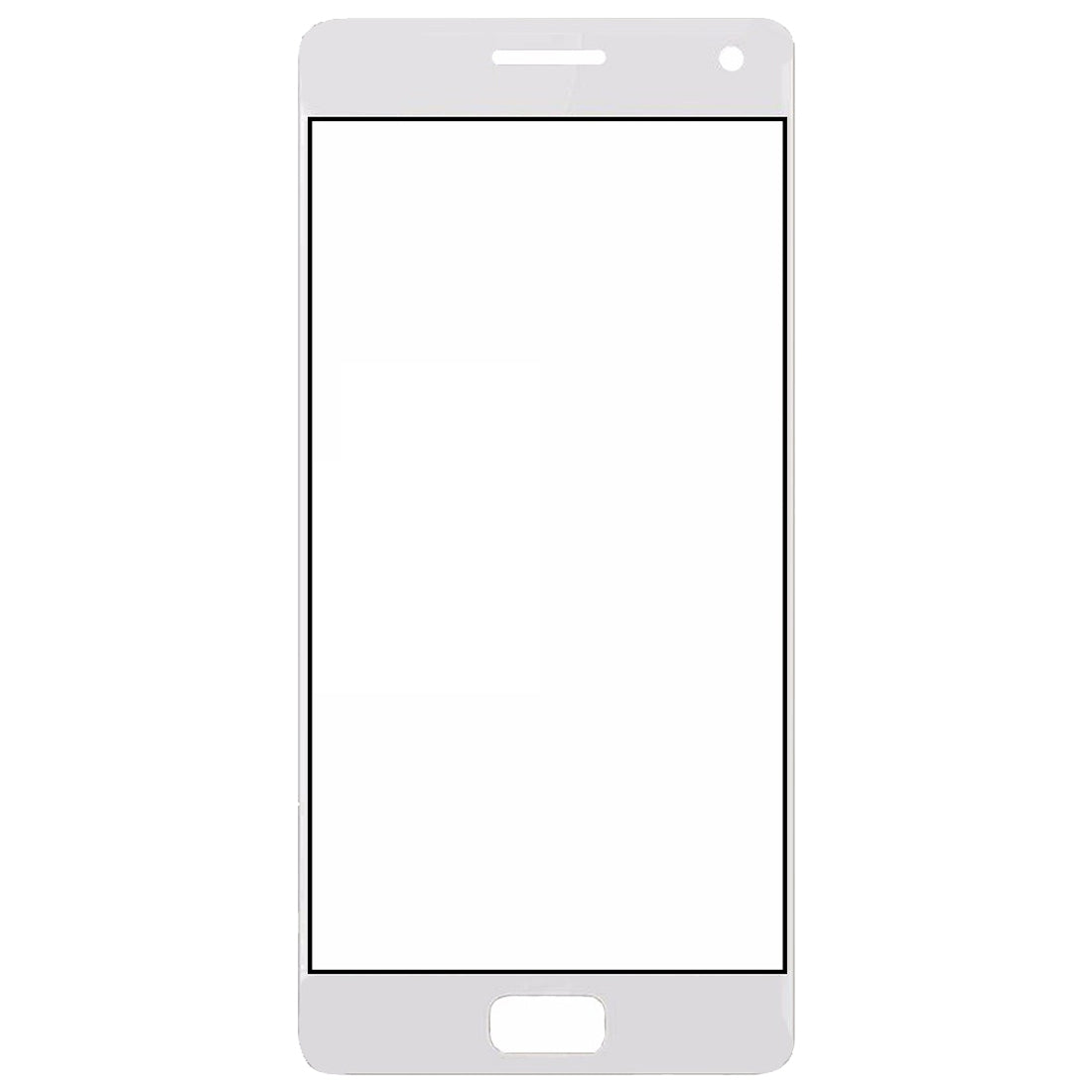 For Lenovo ZUK Z2 Pro Front Screen Outer Glass Lens White
