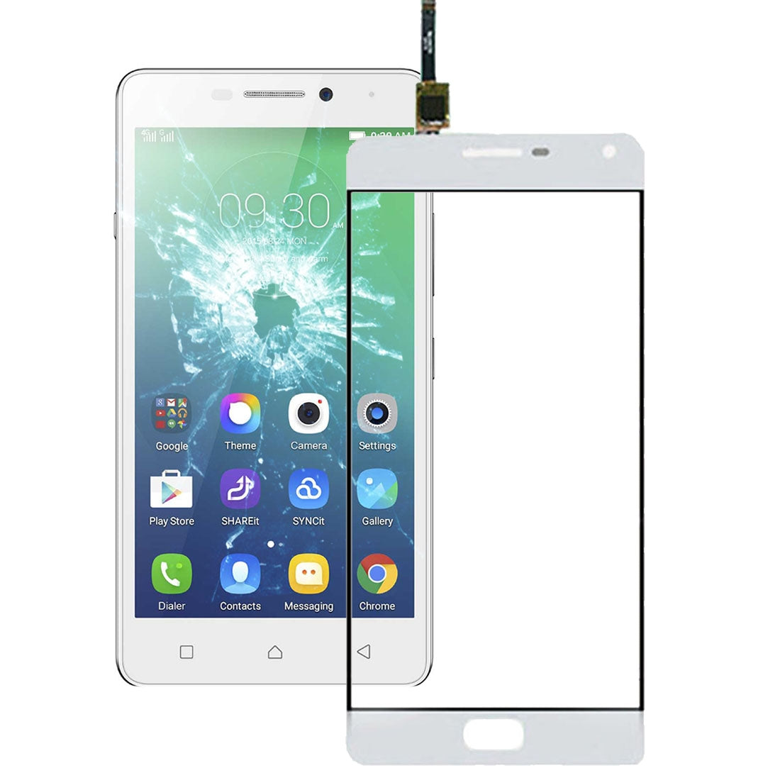 For Lenovo Vibe P1 Touch Panel White