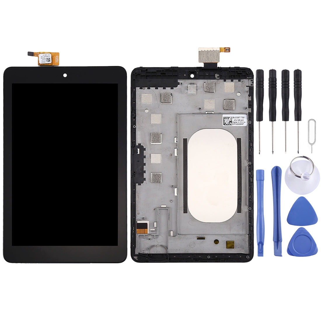 for Dell Venue 8 3830 LCD Display + Touch Panel with Frame Black