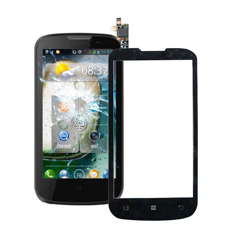 For Lenovo A800 Touch Panel Black
