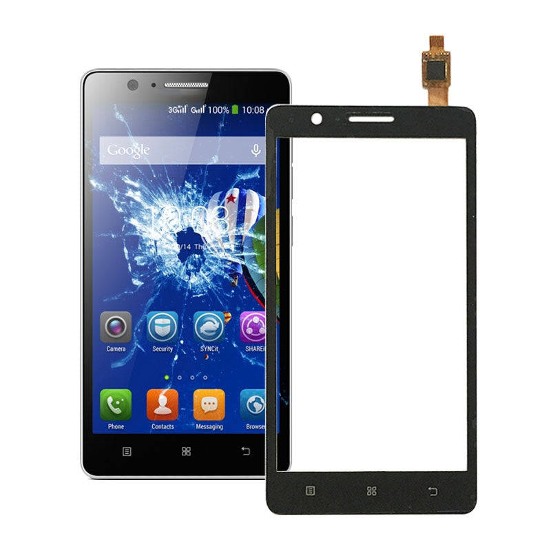 For Lenovo A536 Touch Panel Black