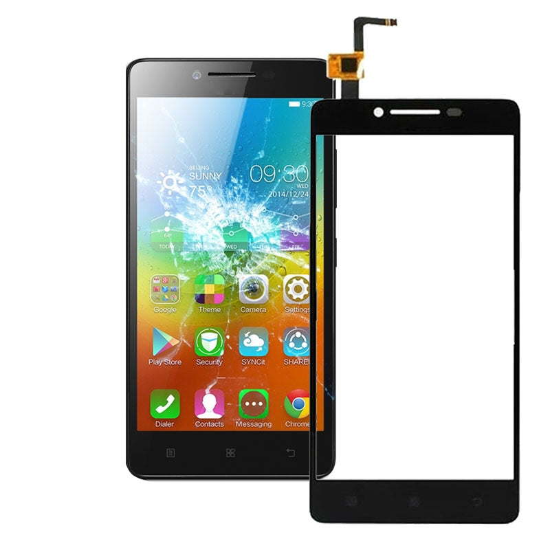 For Lenovo A6000 Touch Panel Black