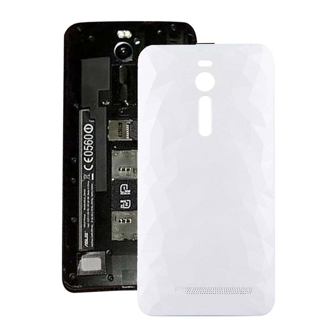 Back Battery Cover with NFC Chip for Asus Zenfone 2 / ZE551ML White