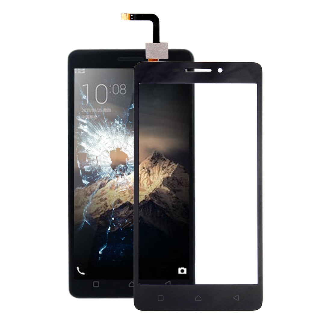 For Lenovo Vibe P1m Touch Panel Black