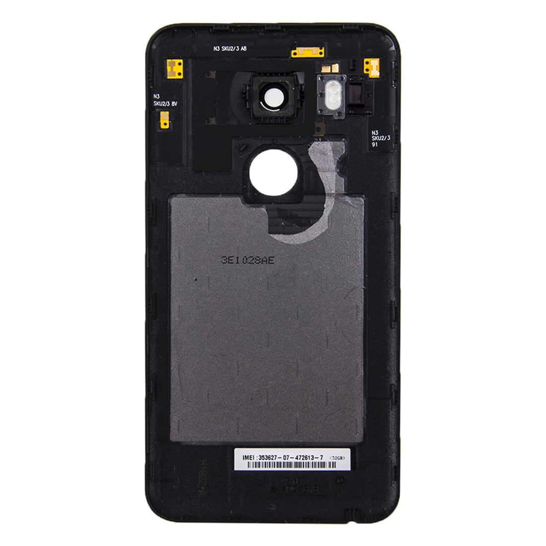 Battery Back Cover for Google Nexus 5X Black